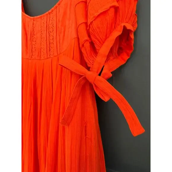 Free People Let's Be Friends Midi Dress